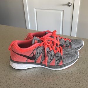 Nike pink and grey sneakers